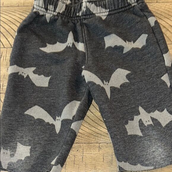 Gray Bat 🦇 Print Sweat Shorts 🩳 Distressed Cool 😎 - Picture 16 of 17
